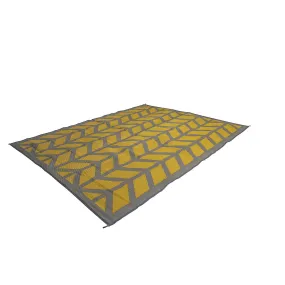 Bo Camp Industrial Chill Mat Flaxton Geel M 200 x 180 cm