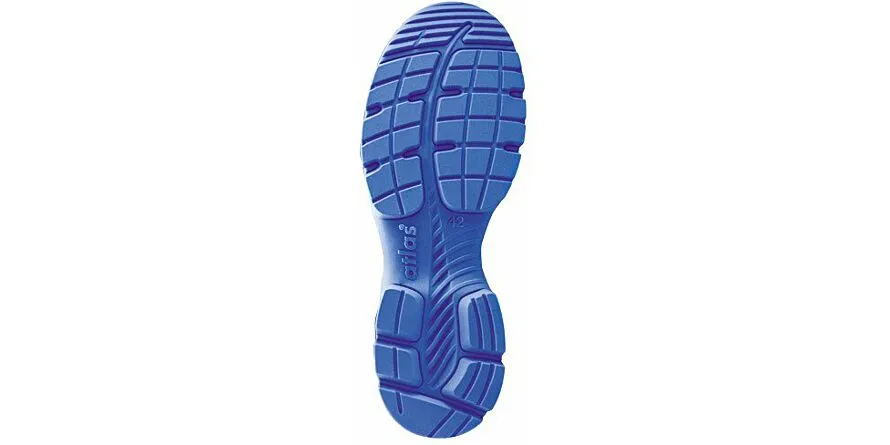 ESD-sandaal FLASH 4600, W12, S1, mesh, unisex, zwart/rogaalblauw/neon-geel, maat 47