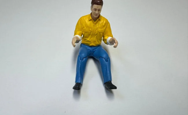 Geschilderde Chauffeur Bert Geel 1/14 - HH-SP0011C-BERT-YL